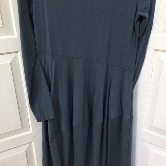 Peruvian Connection Blue Long Sleeve Dress - Picture 15 of 16